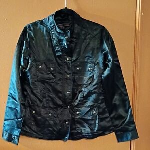 Elegant Black Utility Jacket for Women